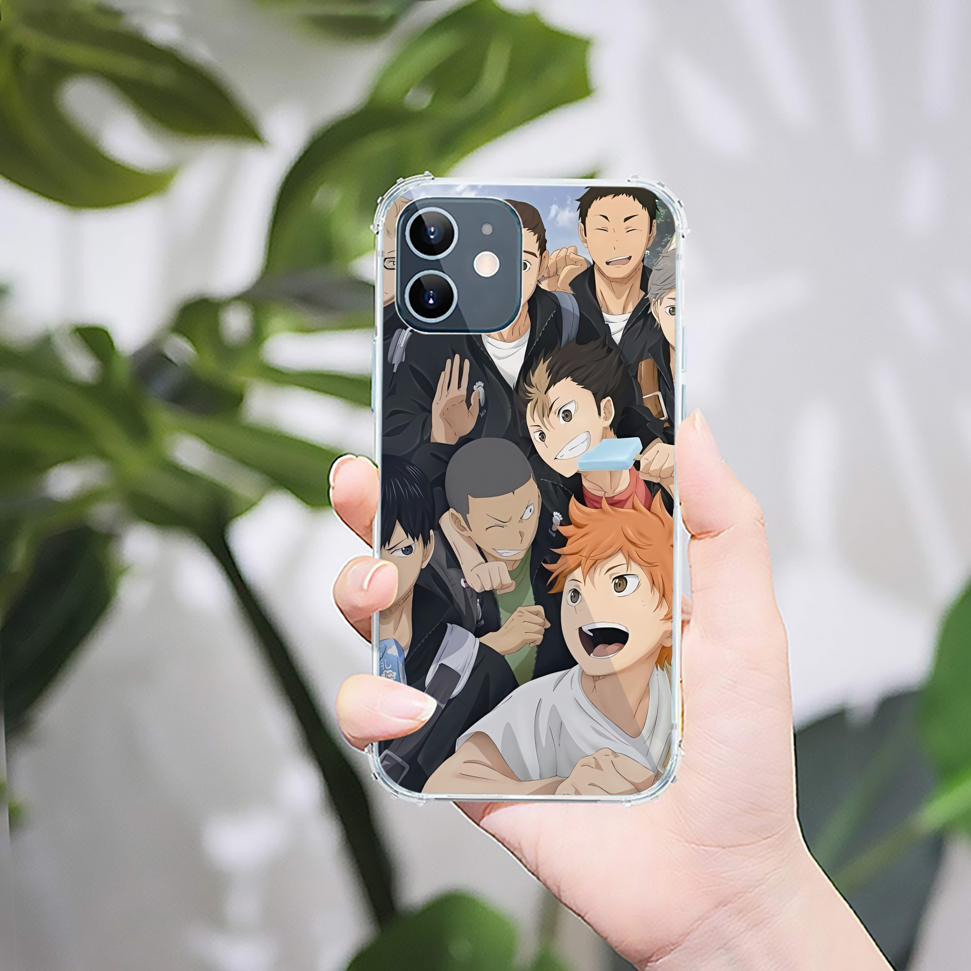 （画像用） ハイキュー!! Haikyu!! 【iPhone 12シリーズ対応】透明スマホケース（クリアソフトケース）